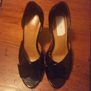 Michael Kors Wiley Black Patent Leather Pump